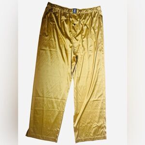 FENTY x Savage Men’s Lounge Bottoms Gold Size XL Elastic Waist Satin Casual